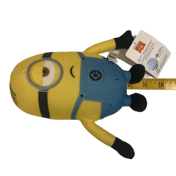 Despicable Me 3 The Minion Stuart One Eye Sad Face Plush 8" - Picture 14 of 14
